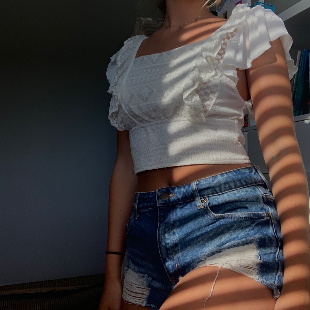 bohemian pacsun crop top